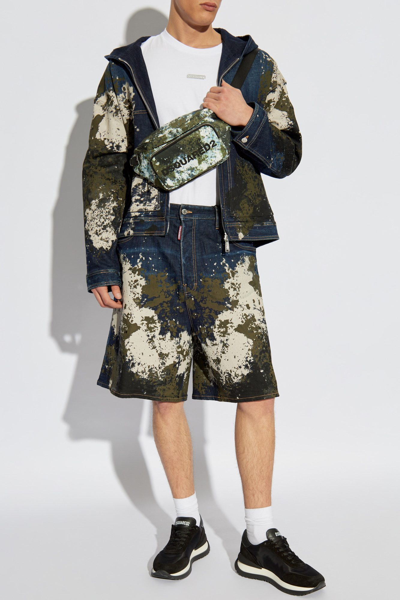 Dsquared2 Denim jacket with hood | Men's Clothing | Vitkac